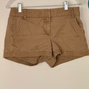 J. Crew Tan High Waist Shorts